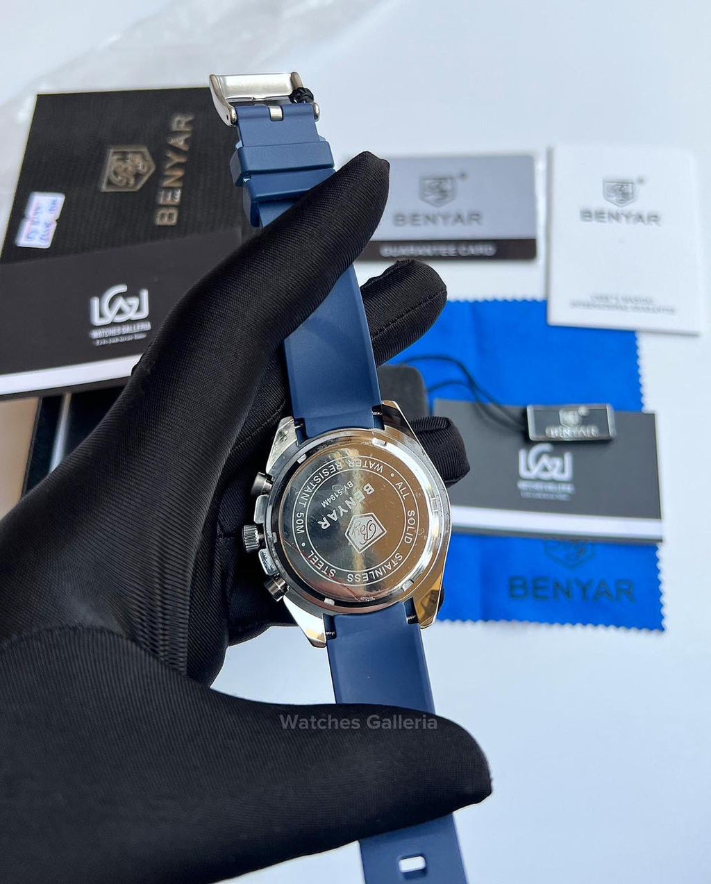 Benyar Black Bay Chronograph Quartz (Blue) BY5194