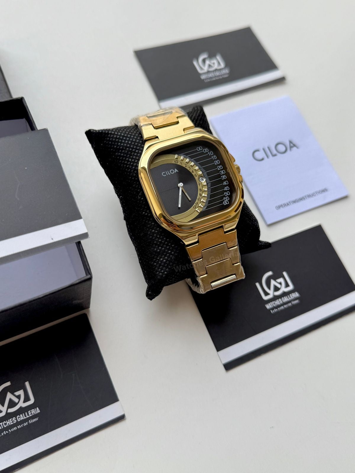 Ciloa Watch 513 Gold Square (Gold) Ciloa Watch in Pakistan