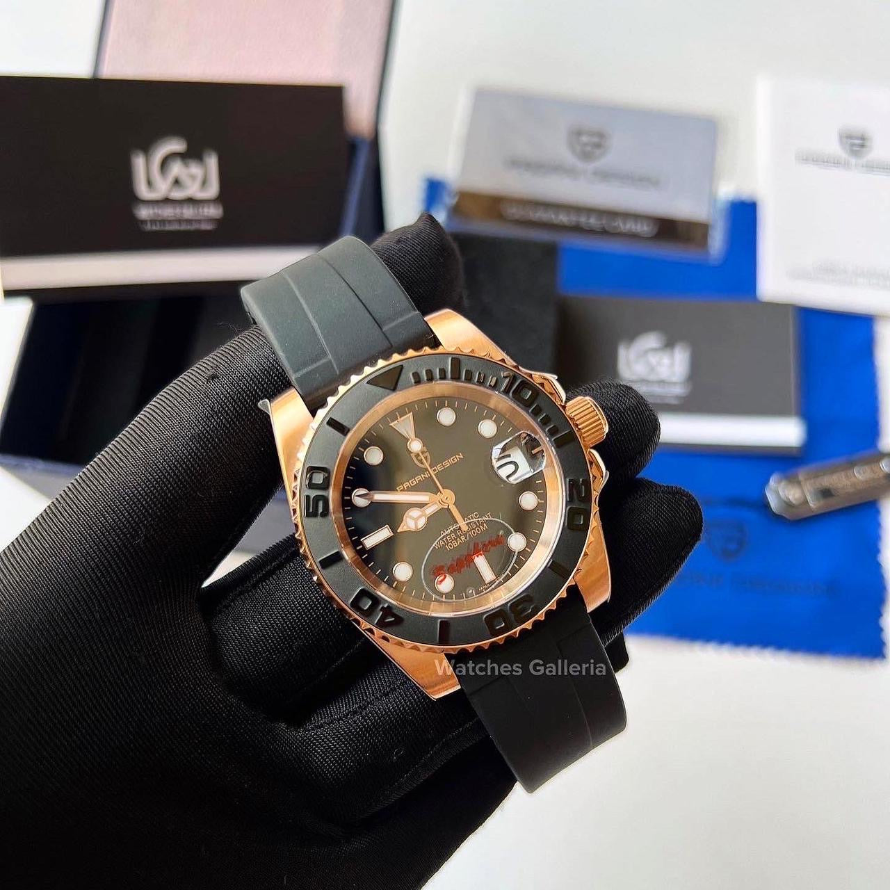 Pagani Design YachtMaster Automatic (Gold Black) PD1651