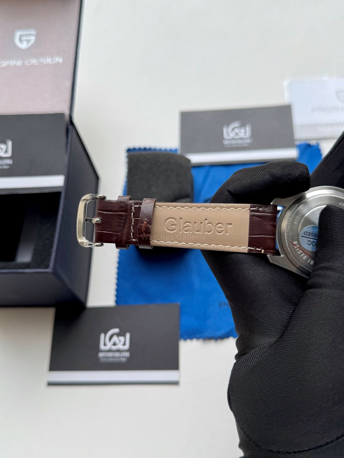 Pagani Design PD1717 Spirit Pilot Automatic (Green Leather Exclusive) Pagani Design in Pakistan