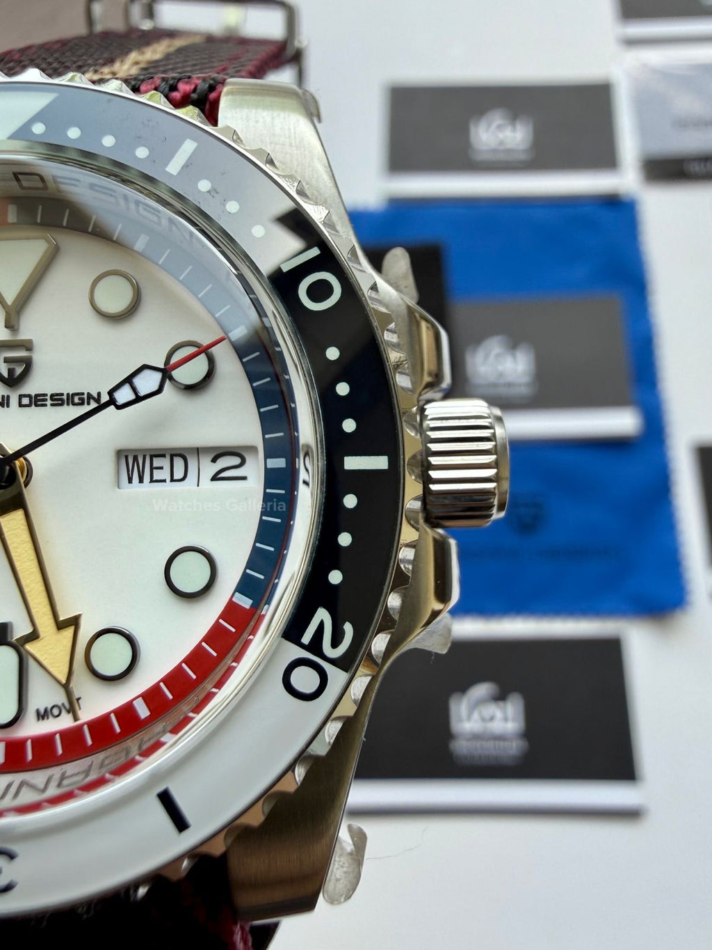 Pagani Design PD1726 Mini Gundam Limited Edition Automatic Watch – Sapphire Crystal, Seiko NH36A, Ceramic Bezel
