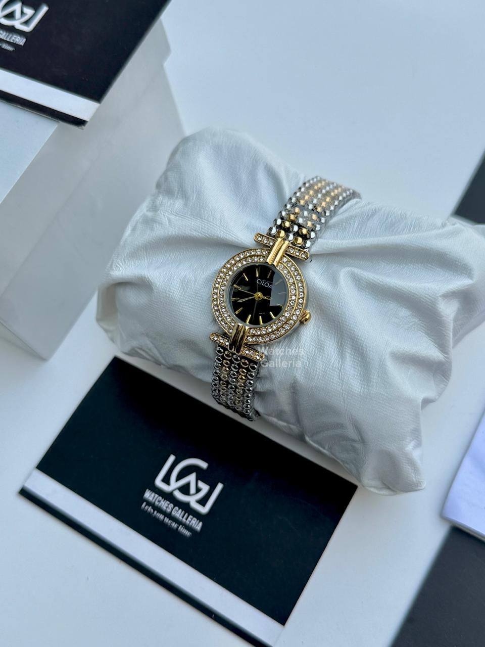 Ciloa 628 Ladies Watch Quartz (Two Tone) Ciloa Watch in Pakistan