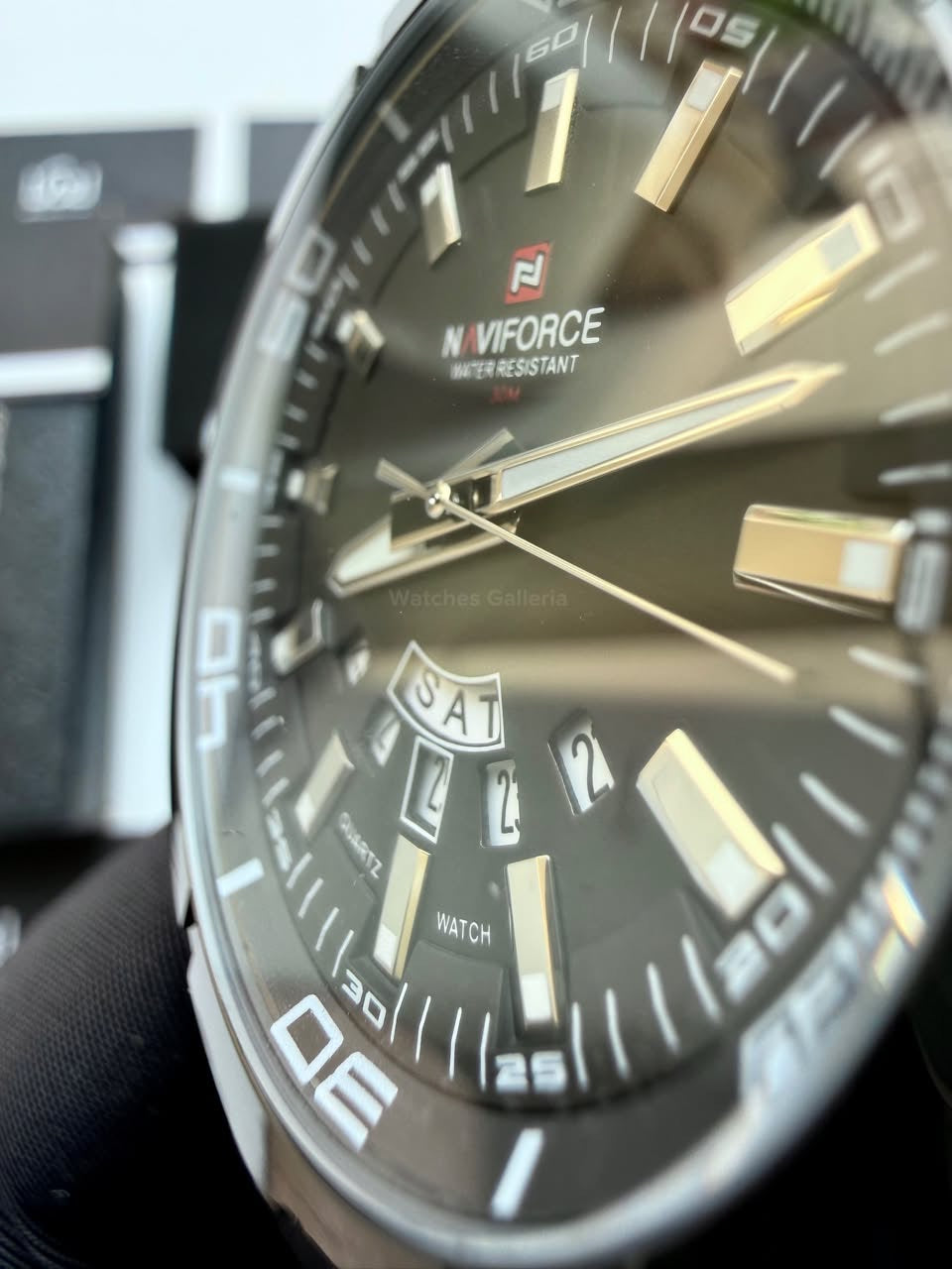 Naviforce NF9038M Original Men’s Watch Black – Japanese Movement, Mineral Glass & Water Resistant