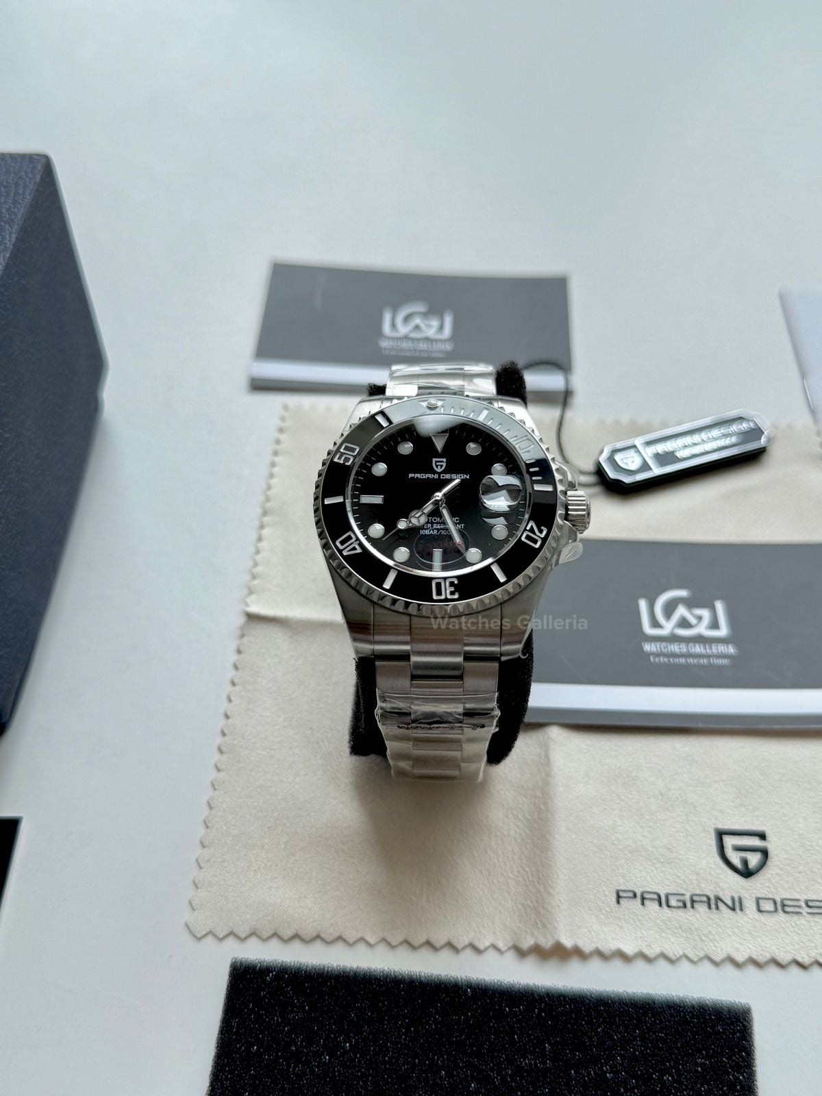 Pagani Design Submariner 43mm Automatic (Black Dial) PD1639 Watches Galleria
