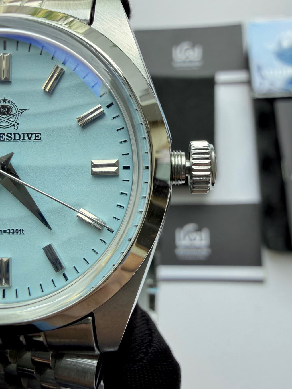 Addiesdive AD2030 Desert Jubilee White Unisex Watch – 36mm Classic Desert Dial, Japan VH31 Quartz Movement, Blue Anti-Glare Mineral Glass & Genuine Jubilee Strap