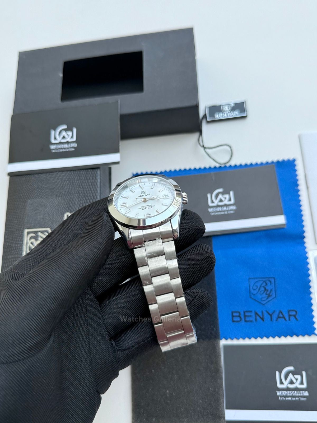 Benyar Explorer Automatic (White) BY5177 Watches Galleria