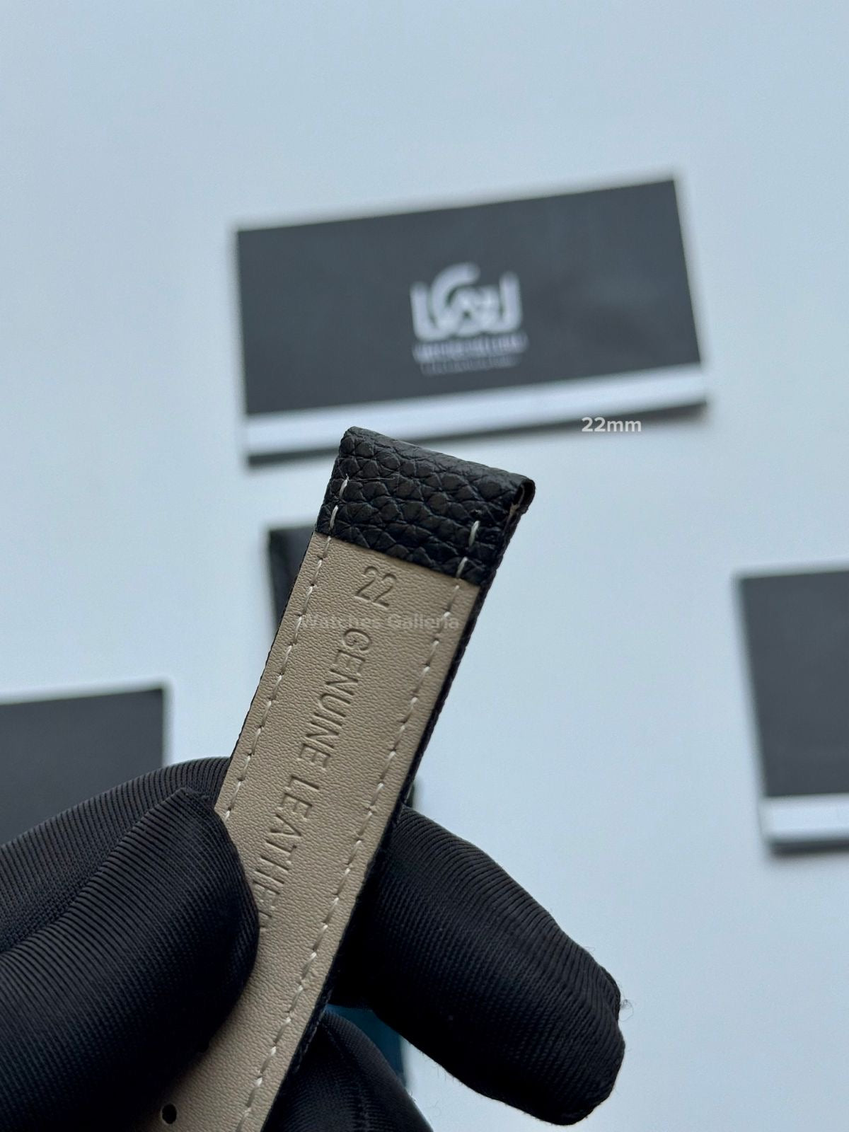 Premium Leather Strap 22mm | Master Lock Deployment Clasp | Universal Fit