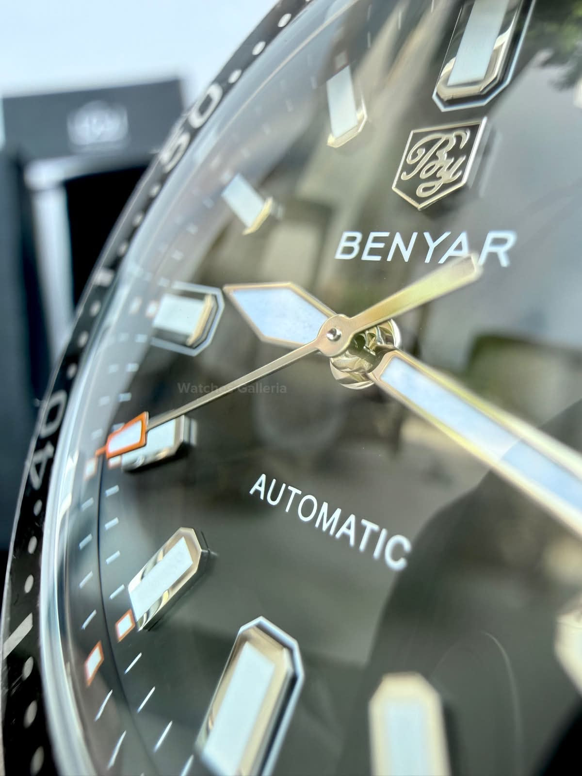 Benyar BY5211 Turtle Automatic Black Dial Luxury Men’s Watch in Pakistan – Stainless Steel Automatic Watch