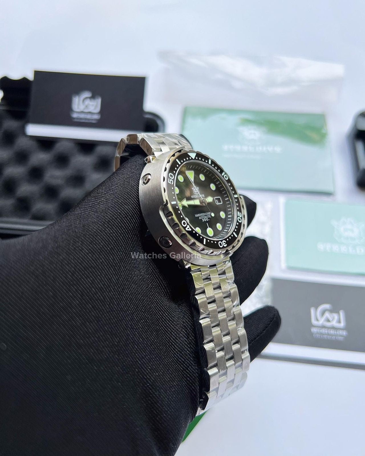 Steeldive Tuna MarineEngineer Automatic (Black) SD1975