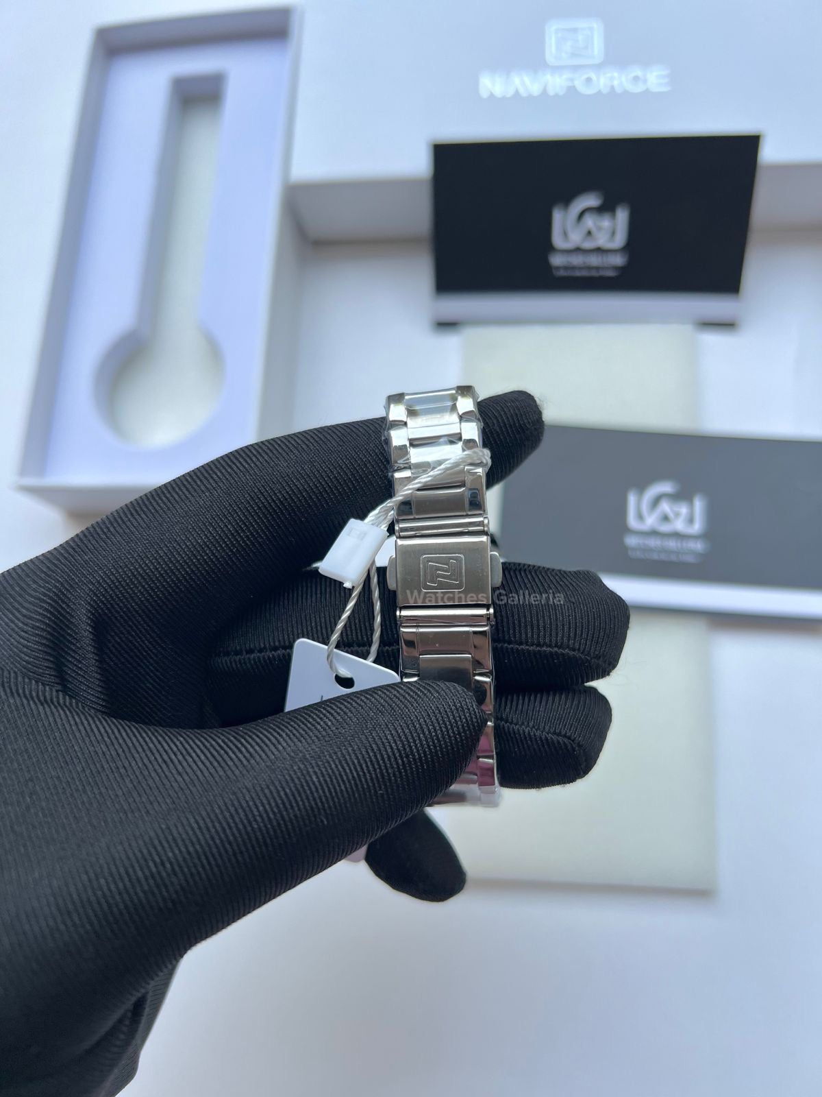 Naviforce Date Just Ladies (Silver) NF5008L Watches Galleria