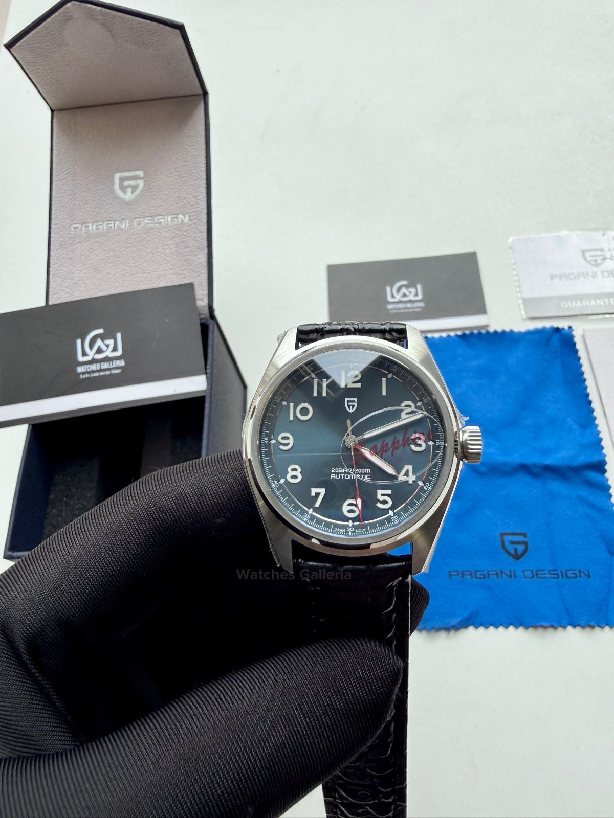 Pagani Design PD1717 Spirit Pilot (Blue/Black Leather Exclusive) Pagani Design in Pakistan