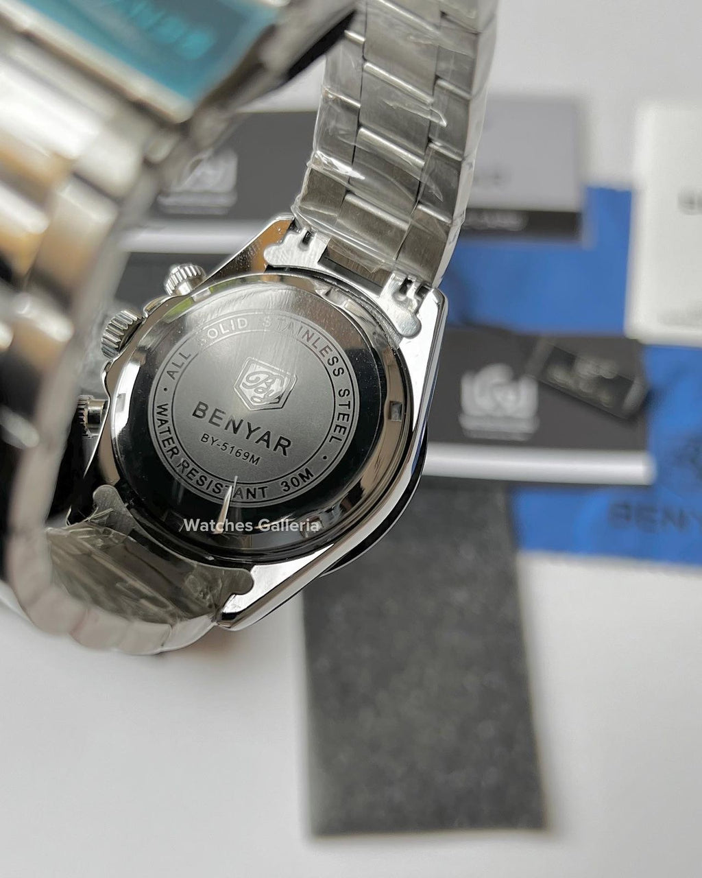 Benyar Daytona Chronograph Quartz (White) BY5169