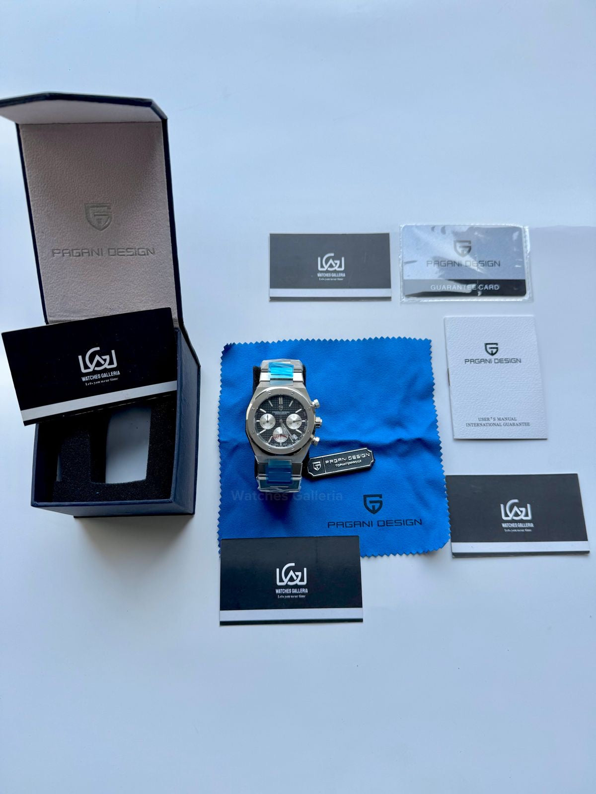 Pagani Design PD1707 Royal Oak Chronograph (Black Dial) Pagani Design Pakistan