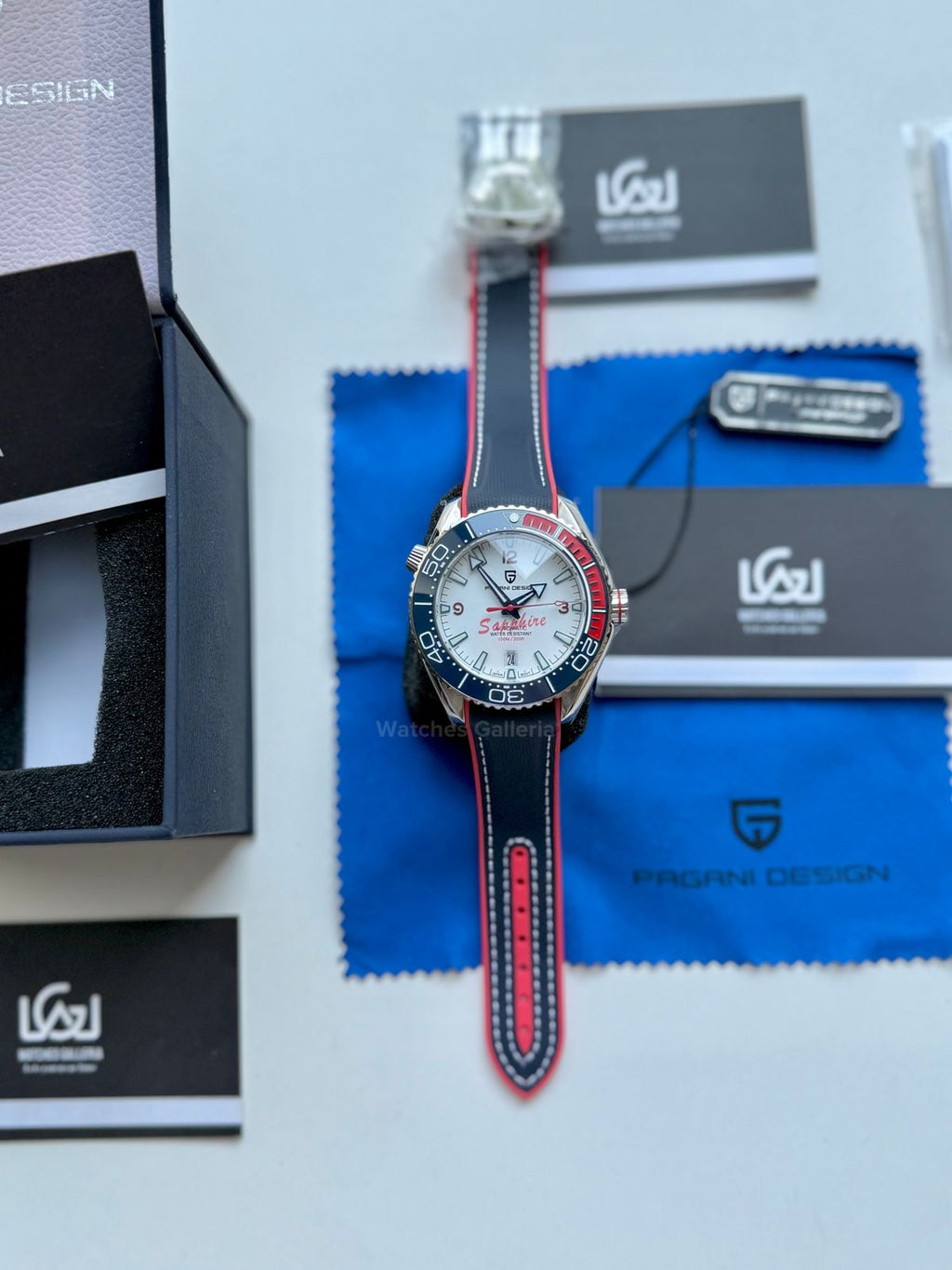 Pagani Design Sea Master Planet Ocean Automatic PD1679 (Blue/White) Pagani Design in Pakistan