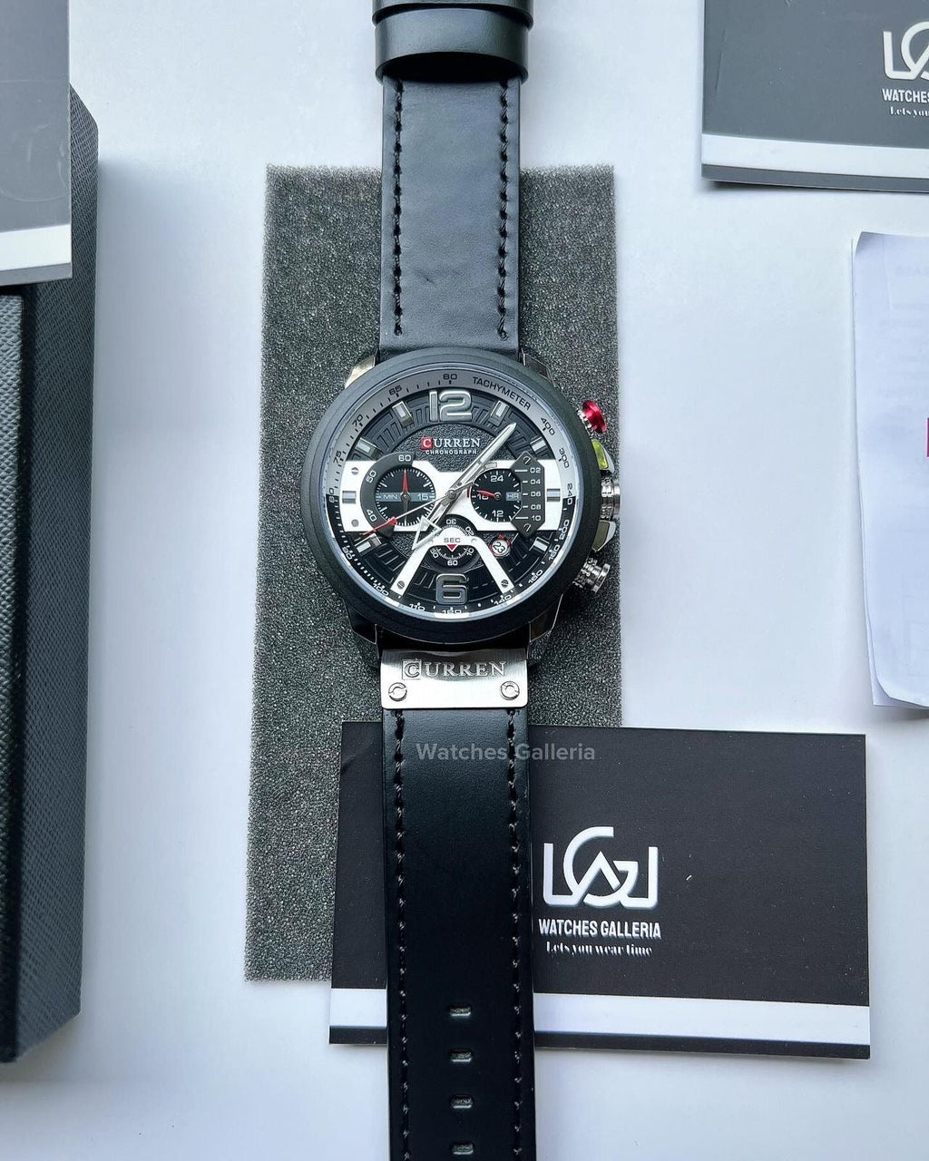 Curren Chronograph (Black) C8329 Watches Galleria