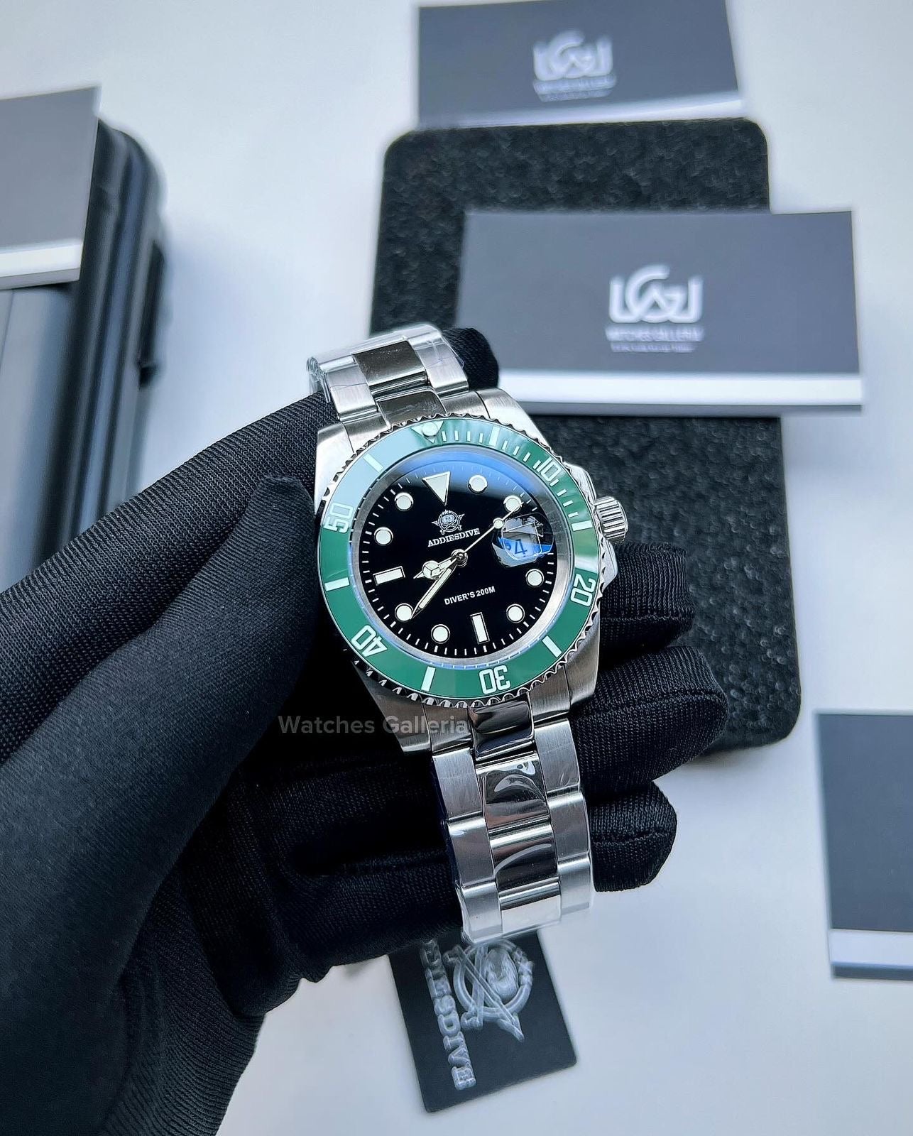 Addiesdive Submariner Kermit MY-H3-2QZ