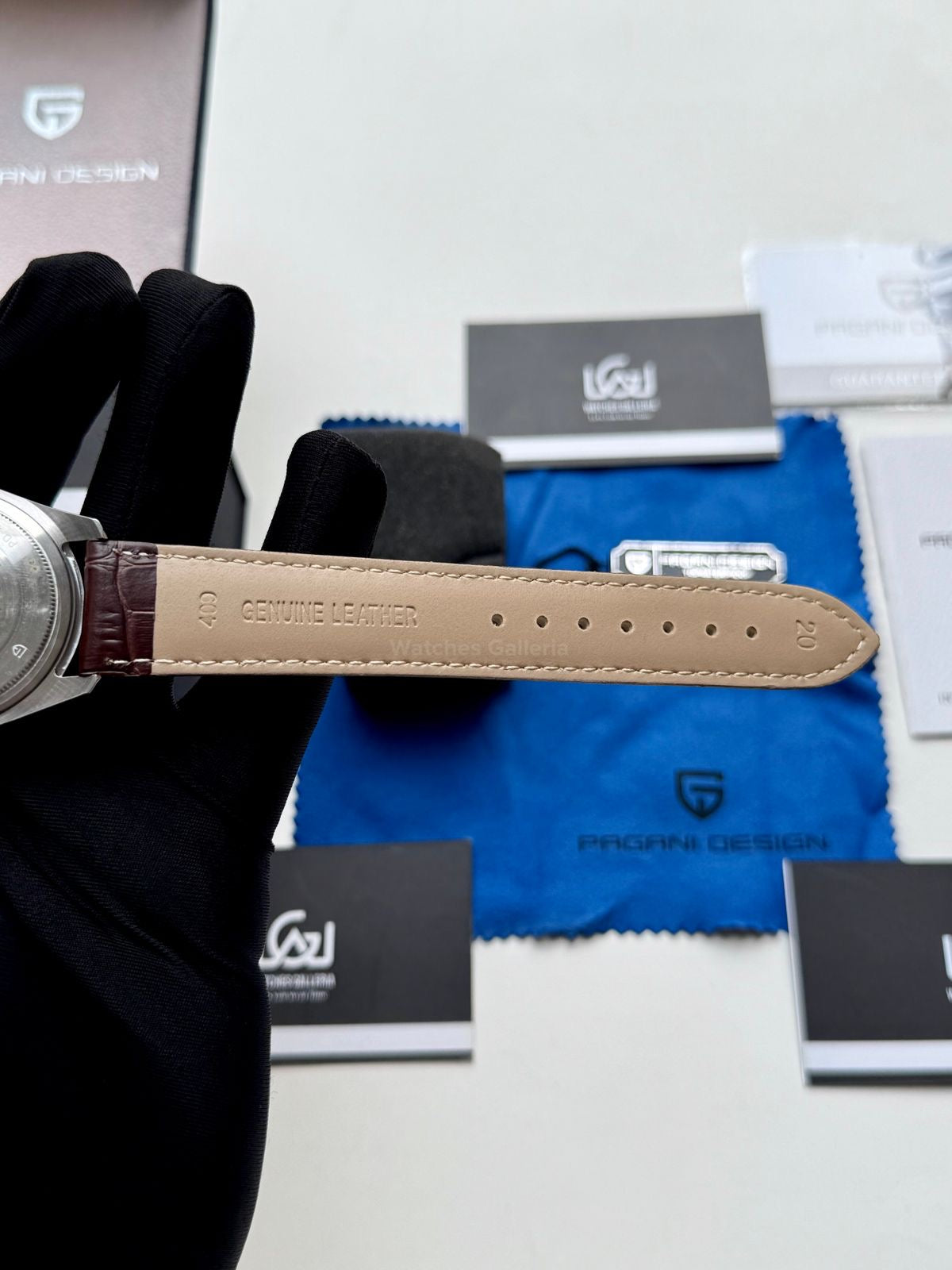 Pagani Design PD1717 Spirit Pilot Automatic (Green Leather Exclusive) Pagani Design in Pakistan