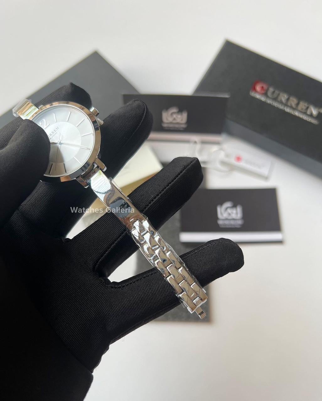 Curren Ladies Quartz Watch (Silver) C9012