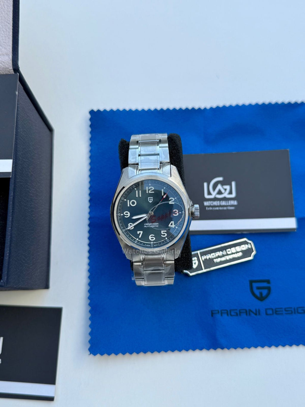 Pagani Design Spirit Pilot Automatic (Blue) PD1717 Watches Galleria