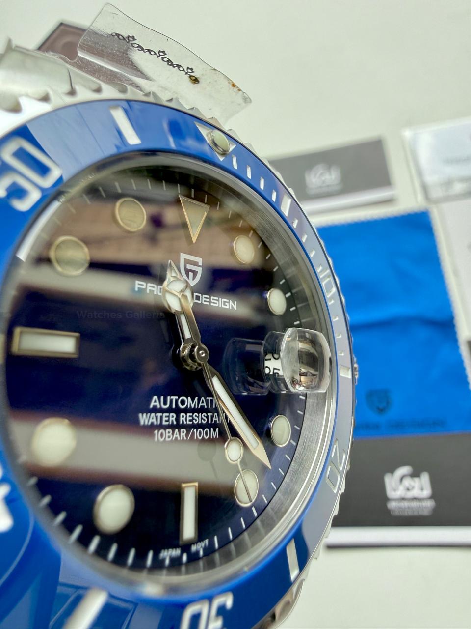 Pagani Design Watch PD1639 Submariner Automatic (Smurf) Pagani Design in Pakistan