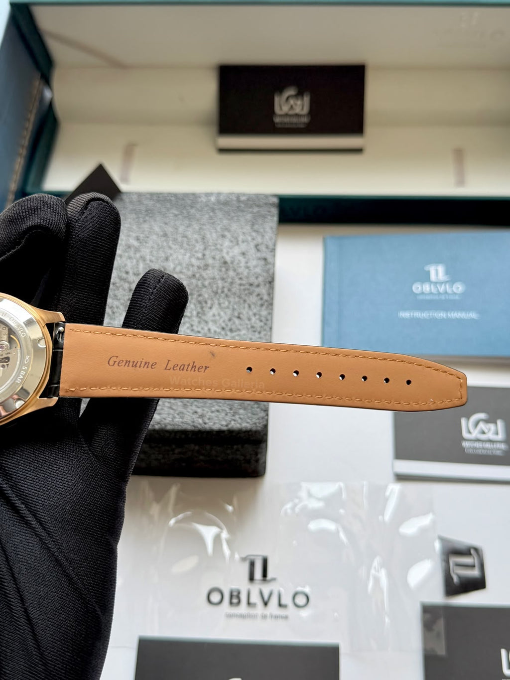 OBLVLO GC (Black Rose Gold) Grand Complications Celestial Automatic Watch Brown & Black Dial with Rose Gold Details, Moving Constellation & Earth Display – OBLVLOGC | Oblvlo