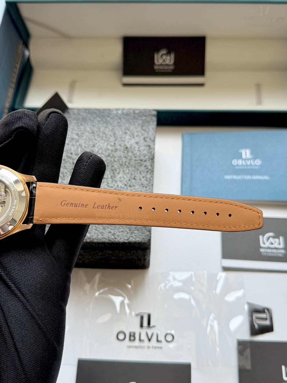 OBLVLO GC (Black Rose Gold) Grand Complications Celestial Automatic Watch Brown & Black Dial with Rose Gold Details, Moving Constellation & Earth Display – OBLVLOGC | Oblvlo