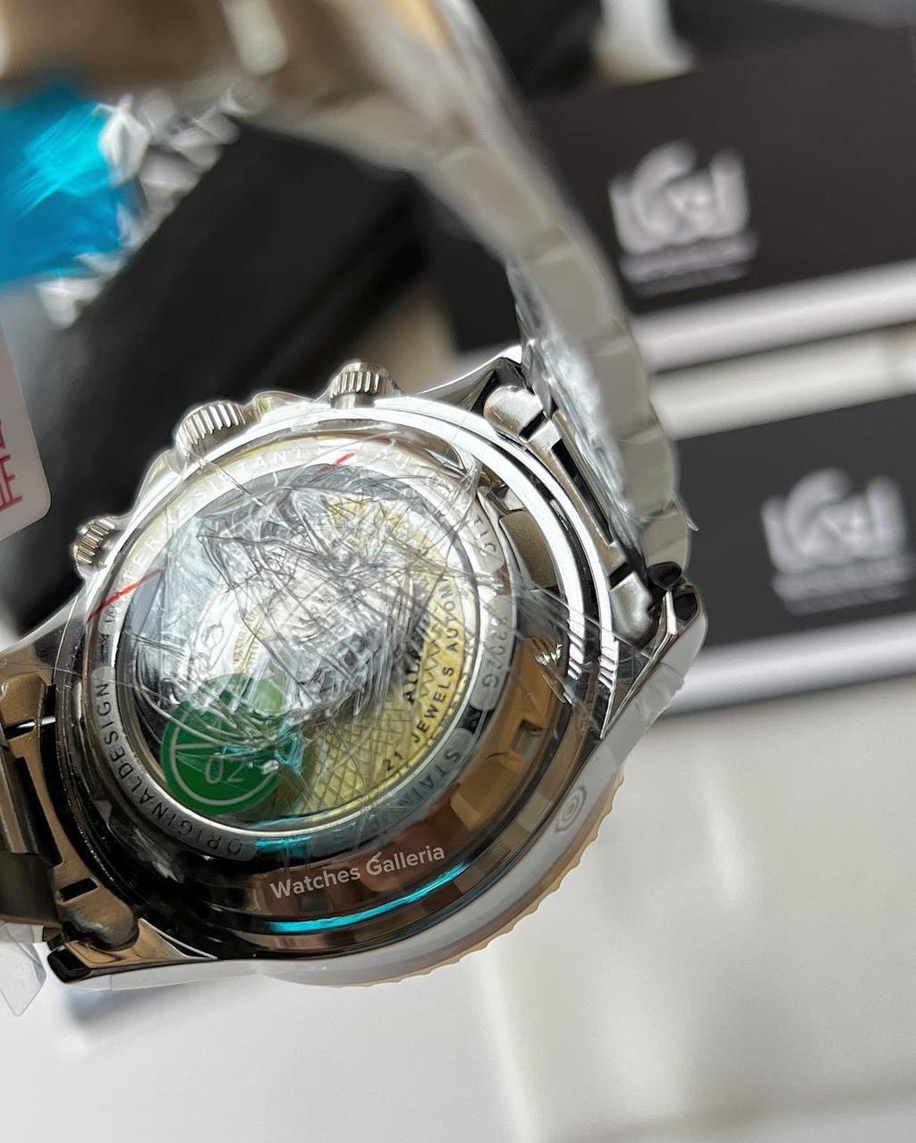 Ailang Flywheel Automatic (Green/Gold) AL8202
