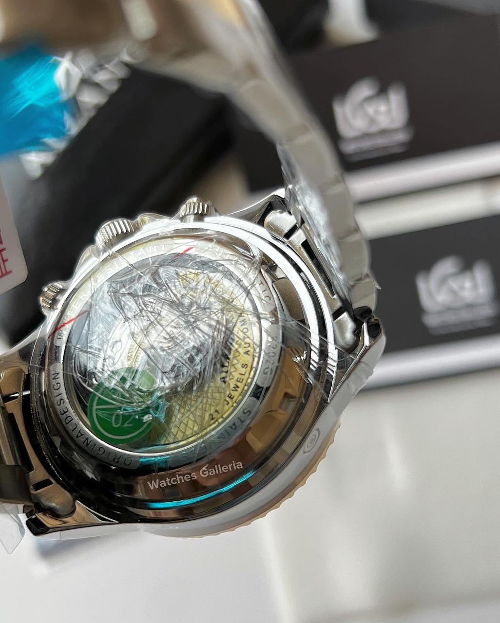 Ailang Flywheel Automatic (Green/Gold) AL8202