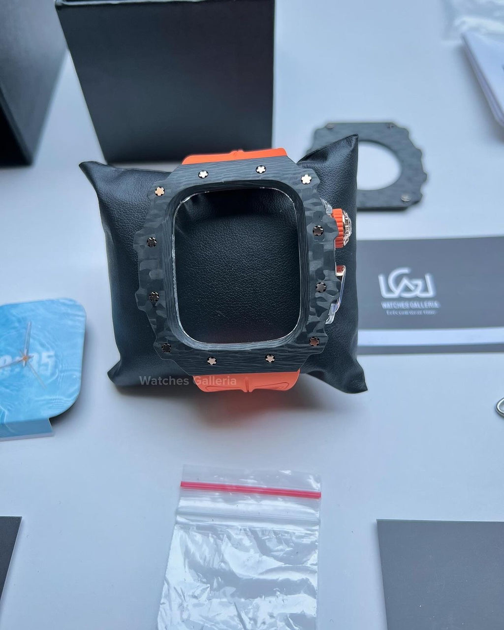 Apple Watch Tonneau Modification Kit Carbon Fibre APB1621 44mm 45mm