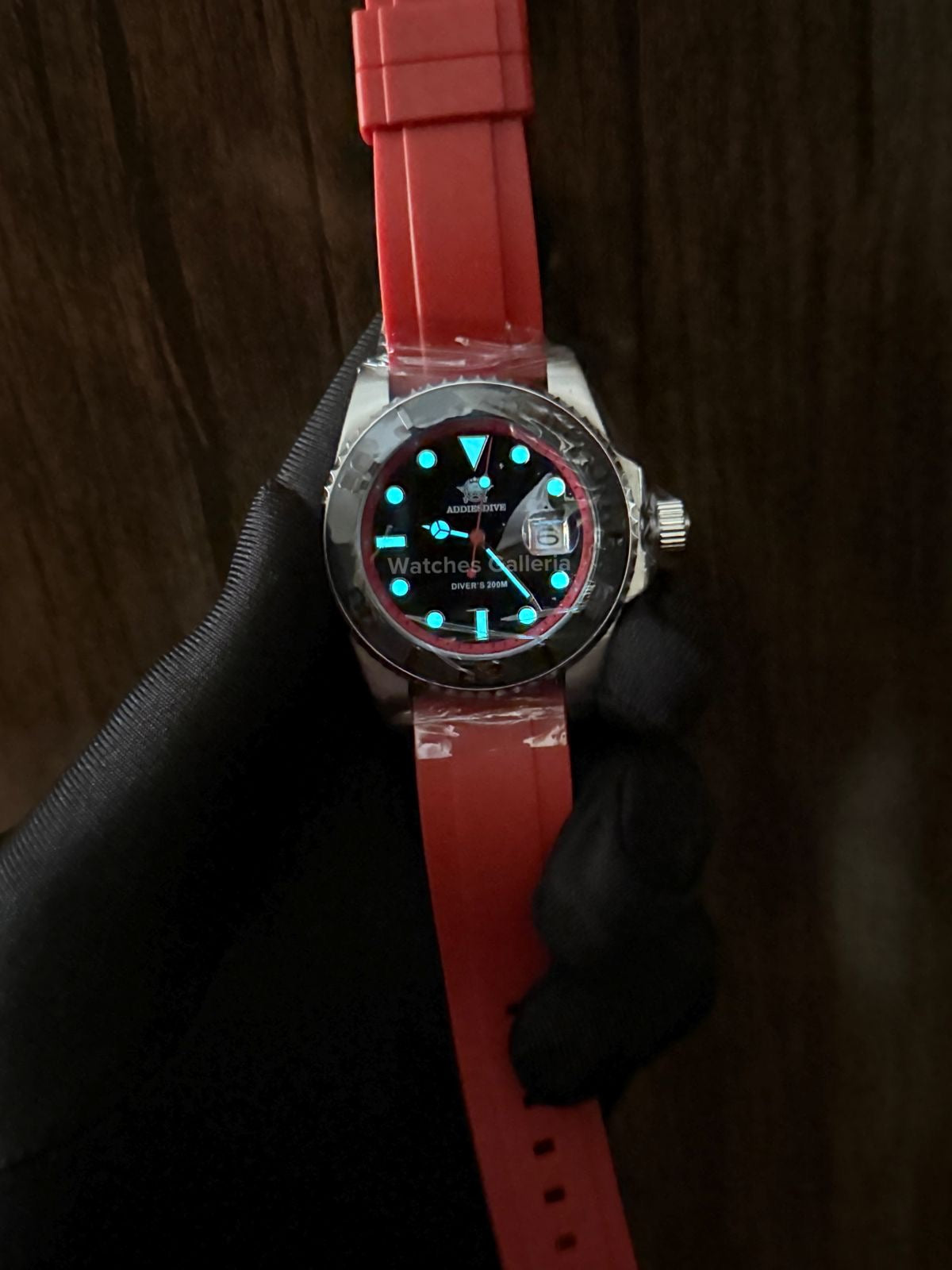 Addiesdive Yachtmaster Quartz (Red) AD2040 Watches Galleria