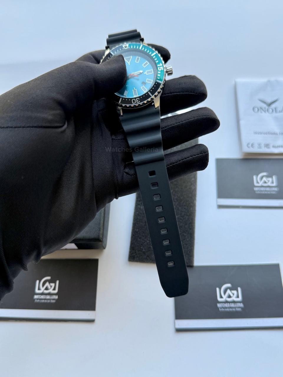 Onola 3850 Sports Diving Style Quartz (Blue/Black) Onola Pakistan