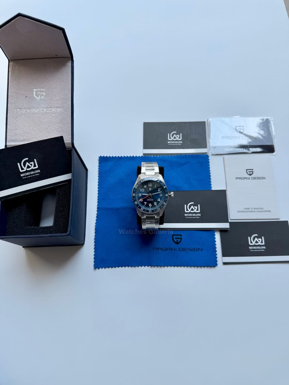Pagani Design PD1784 GMT Automatic Watch – Seiko NH34 Dual Time Zone | 200M Waterproof Sapphire Crystal | Ceramic Bezel Luxury Sports Watch | Pagani Design Pakistan