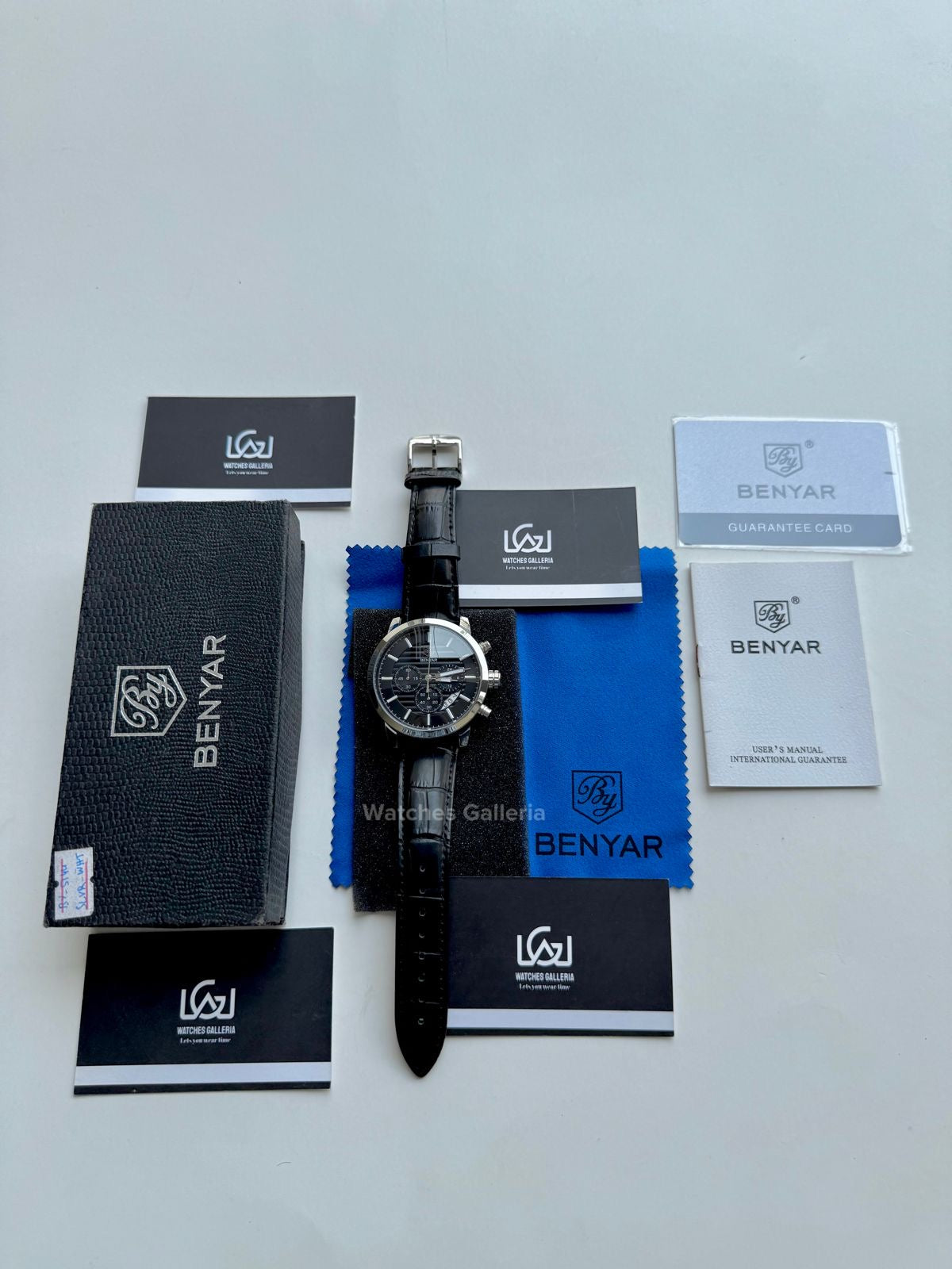Benyar Classic Calendar Quartz (Black) BY5104 Watches Galleria