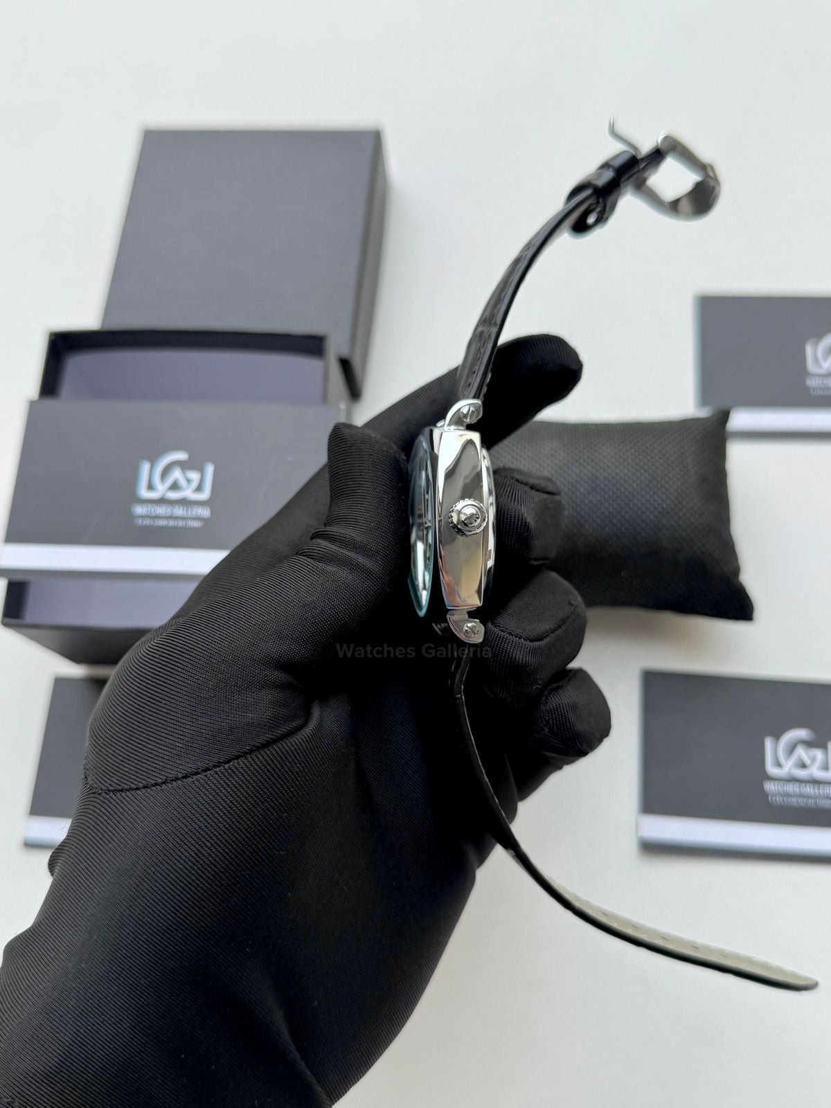 Aokulasic Watch AOKU0001 Moonphase Flywheel (Black Silver) Aokulasic Watch in Pakistan