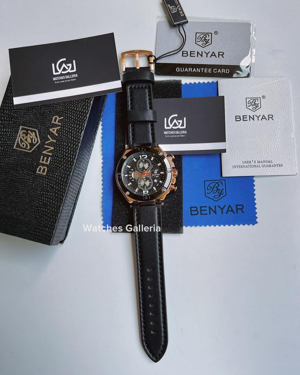 Benyar Chronograph Quartz (Black Gold) BY5151