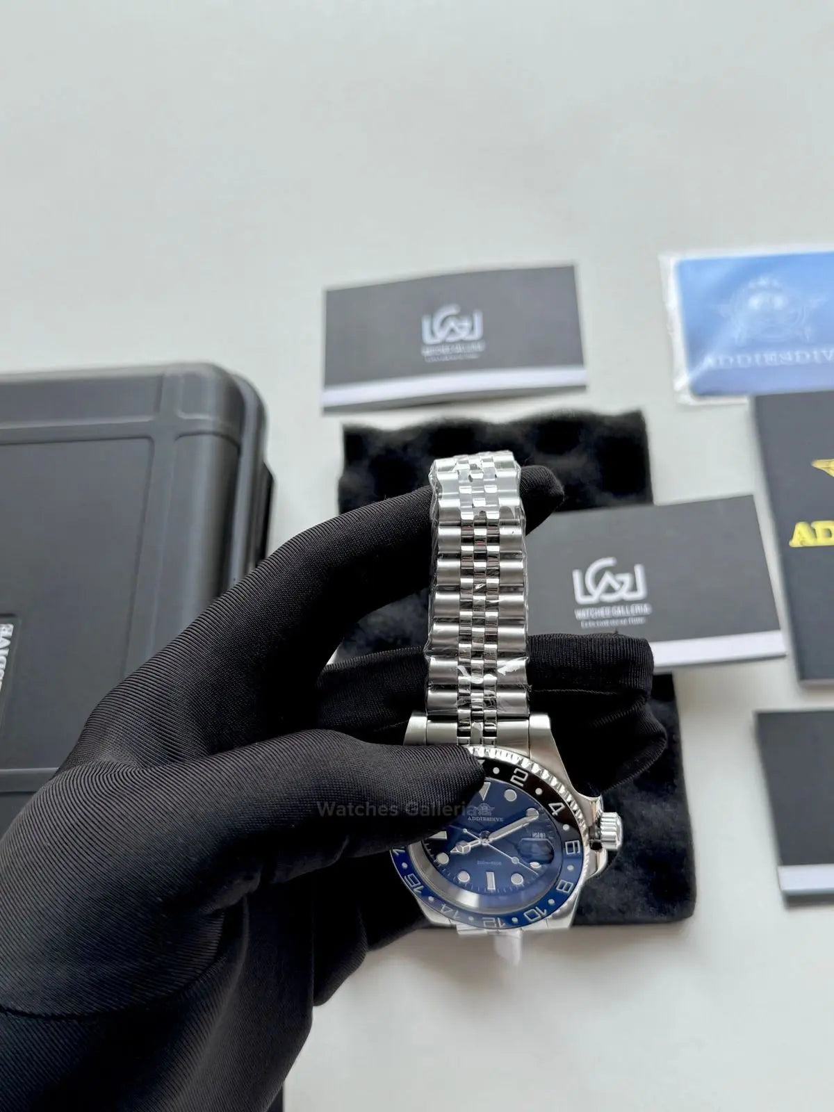 Addiesdive GMT Master Quartz (Batgirl) AD2050 Watches Galleria © Copyrights All Right Reserved