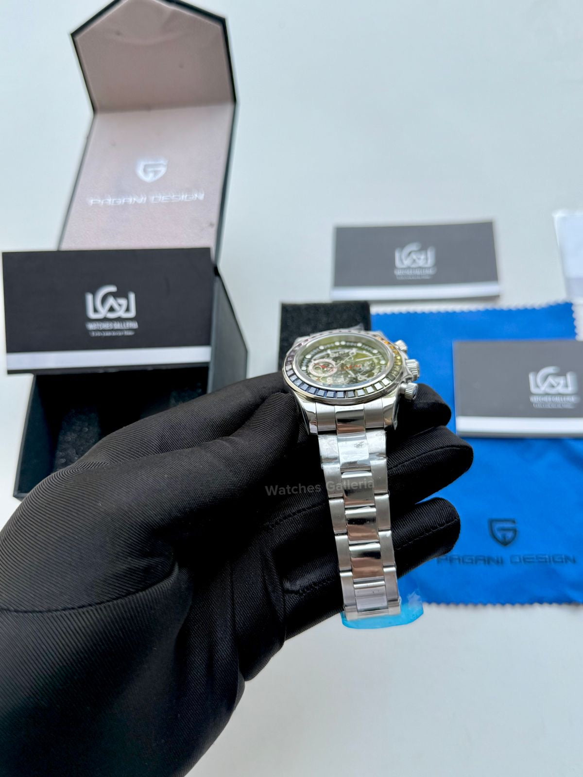 Pagani Design Rainbow Skeleton Automatic PD1653 (Silver) Pagani Design in Pakistan