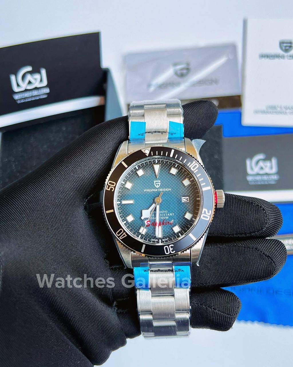 Pagani Design Black Bay Automatic (Black Blue Gradient) PD1671 “DISCONTINUED”