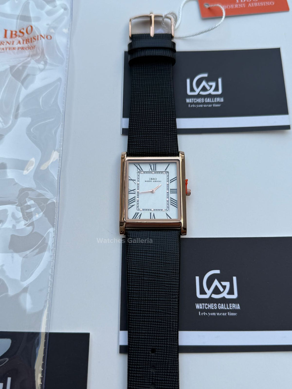 IBSO Tank Watch Quartz (White) IBSO2232 Watches Galleria