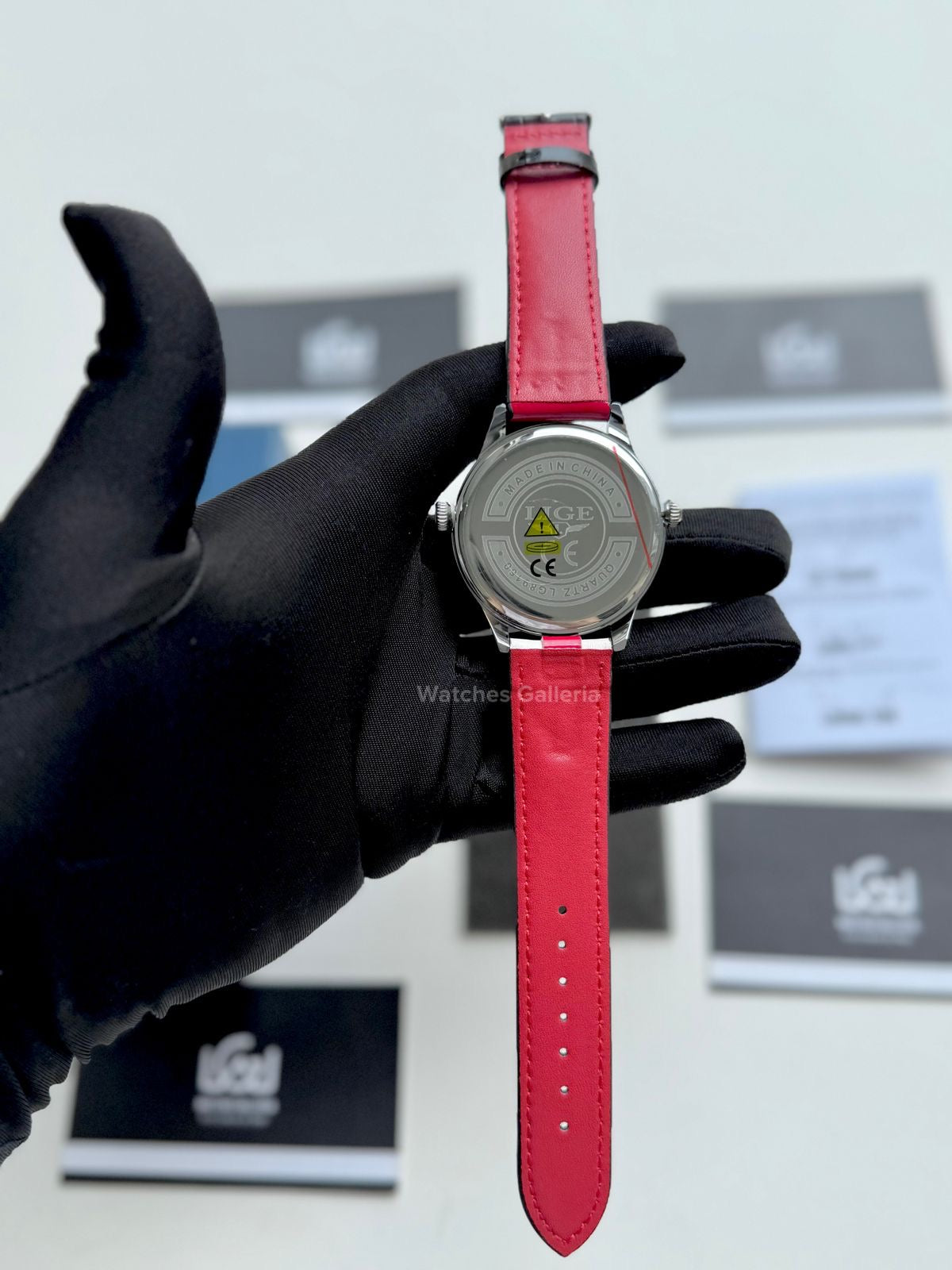 Lige Clown Watch Quartz (Red/Silver) LG89160 Watches Galleria