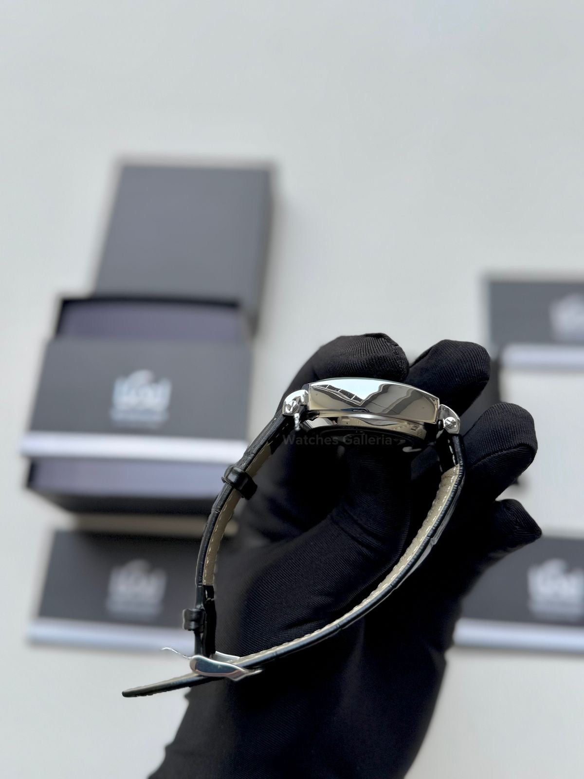 Aokulasic Watch AOKU0001 Moonphase Flywheel (Black Silver) Aokulasic Watch in Pakistan