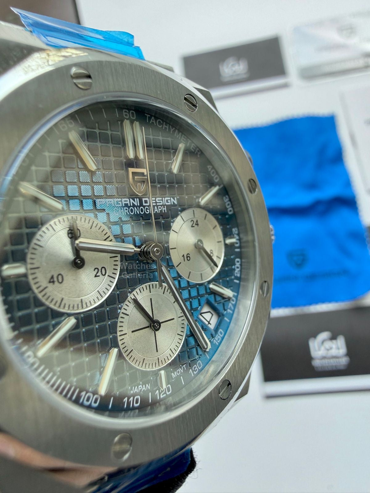 Pagani Design PD1707 Royal Oak Chronograph (Black Dial) Pagani Design Pakistan