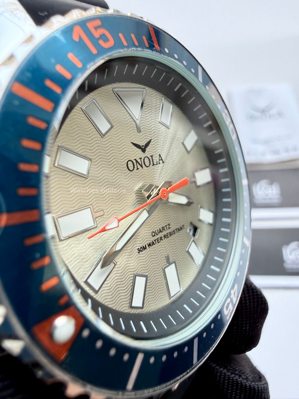 Onola 3850 Sports Diving Style Quartz (Silver) Onola Pakistan