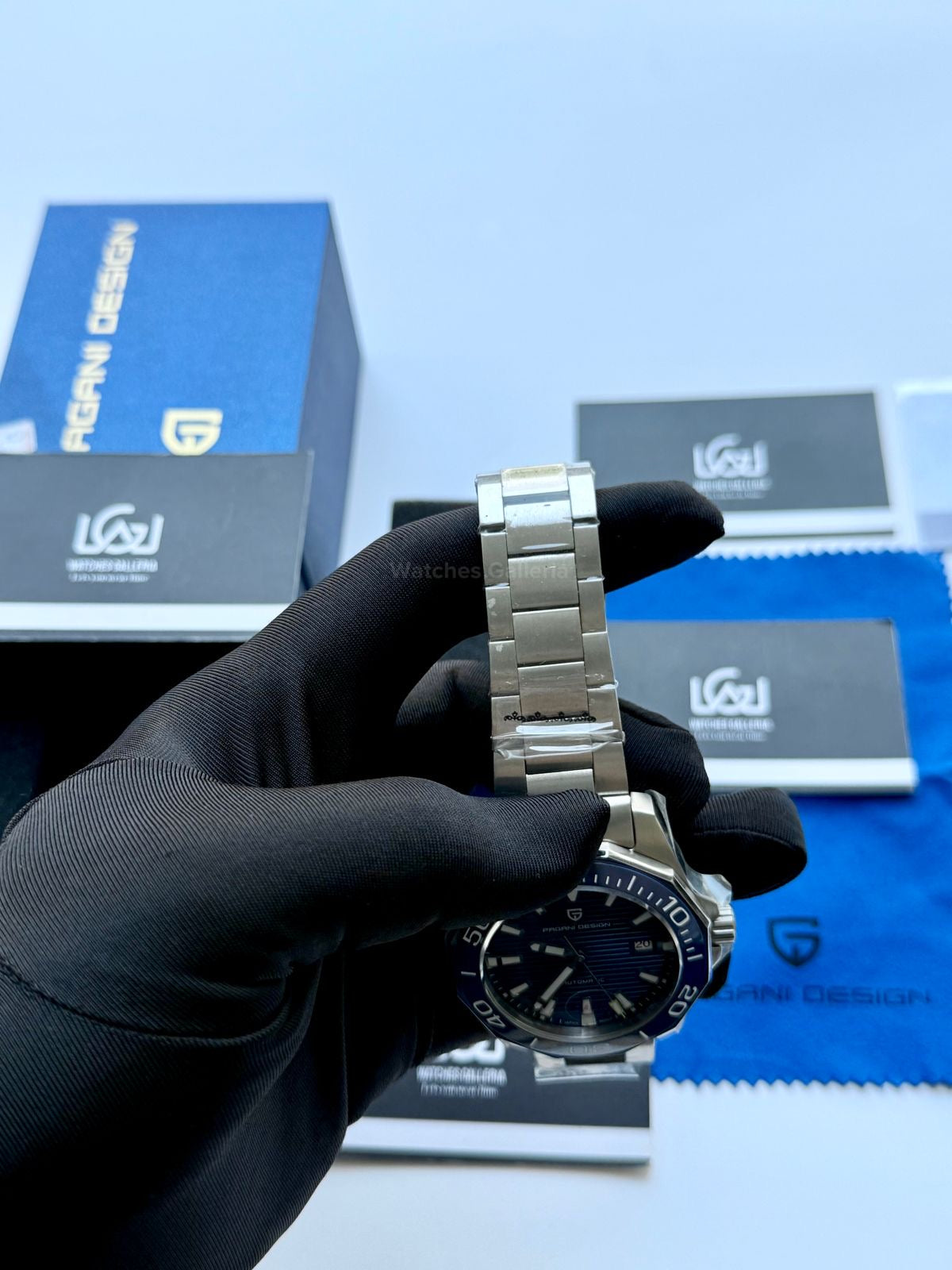 Pagani Design PD1668 Aquaracer Blue 43mm Automatic – Discontinued Model | Sapphire Glass | Seiko NH35A | 100M WR