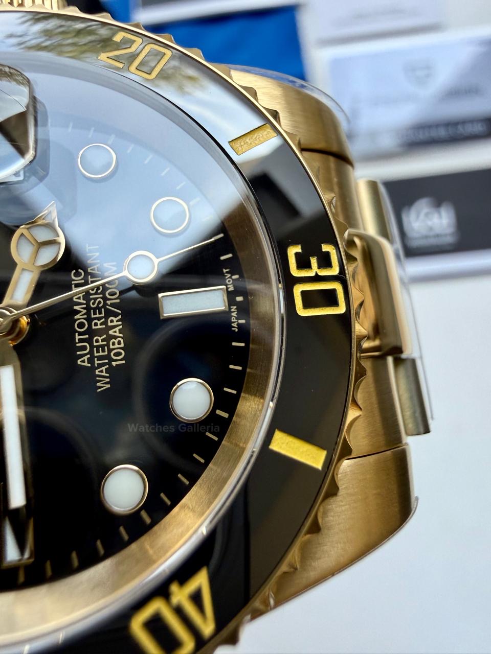 Pagani Design PD1661 Submariner (Gold Black) Pagani Design in Pakistan