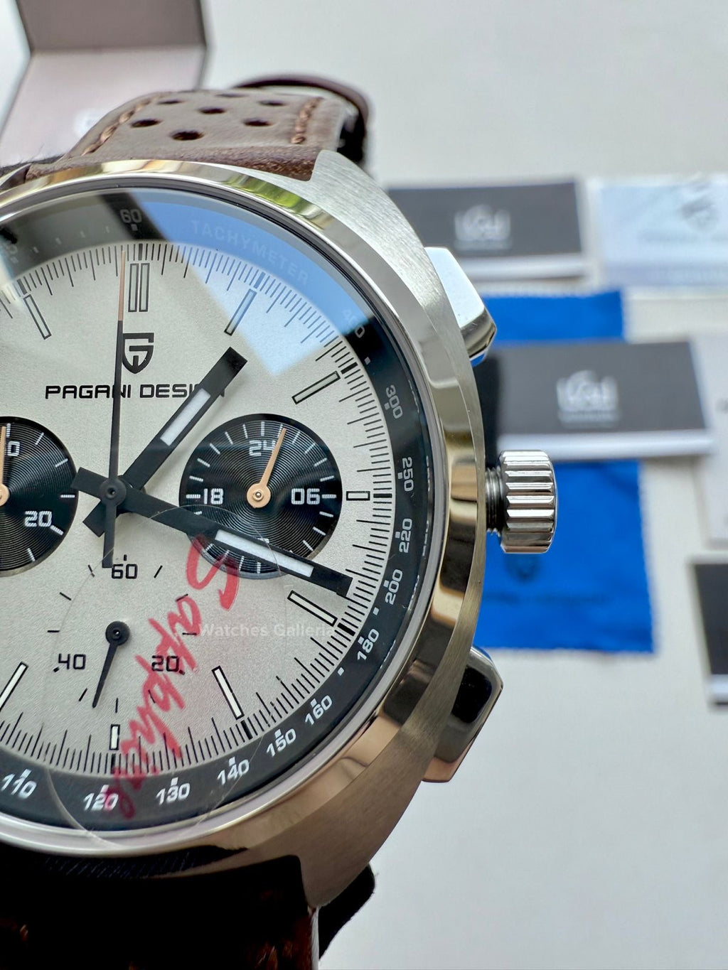 Pagani Design Vintage Chronograph Quartz PD1782 (White) Pagani Design in Pakistan