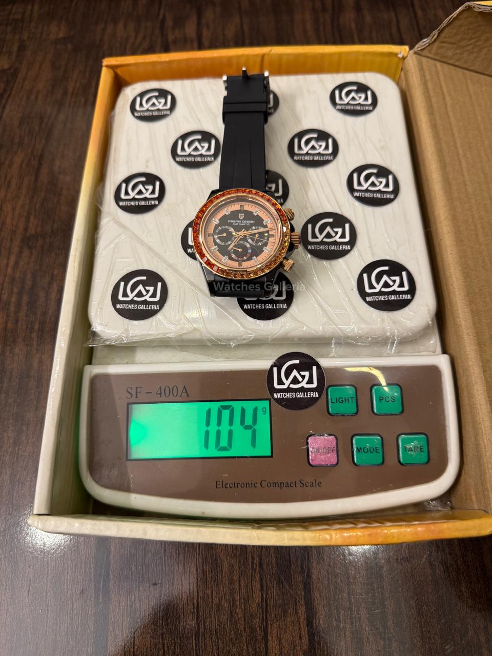 Pagani Design PD1732 Daytona Rainbow Silicon Edition in Pakistan – Luxury Automatic Men’s Watch with Rainbow Bezel, Sapphire Crystal & Exhibition Back