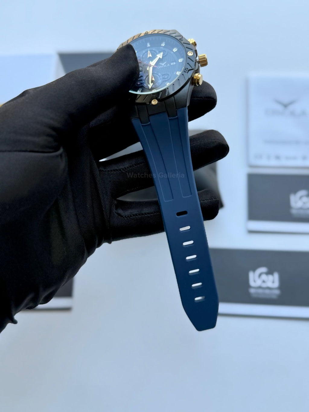 Onola 6857 Offshore Chronograph Blue 46mm Quartz – Royal Oak Offshore Design