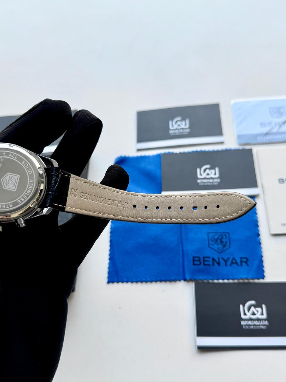 Benyar BY5193 Classic Moonphase Quartz (Black) Benyar in Pakistan