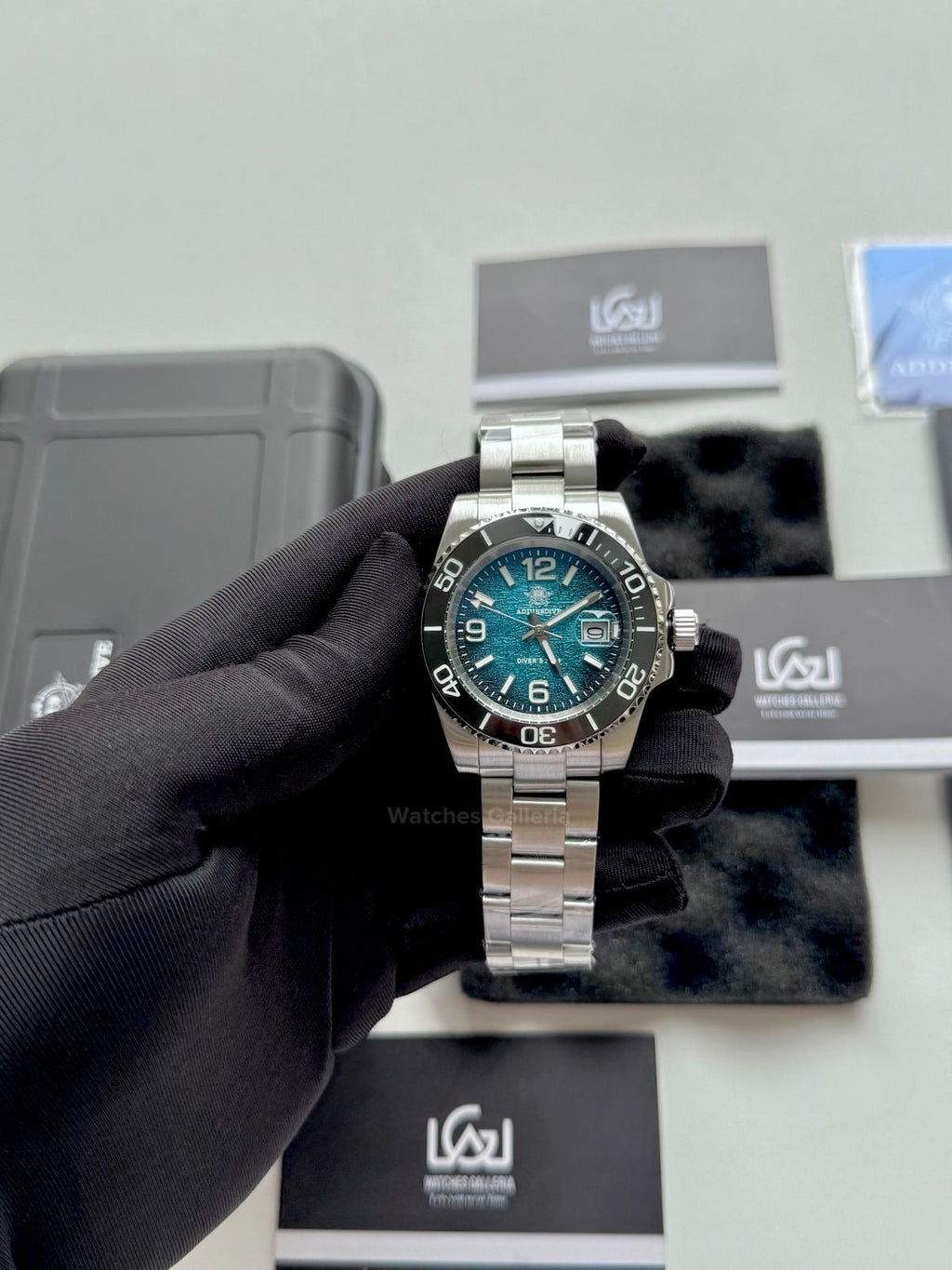 Addiesdive Submariner Gradient Quartz (Blue) AD2513 Watches Galleria © Copyrights All Right Reserved